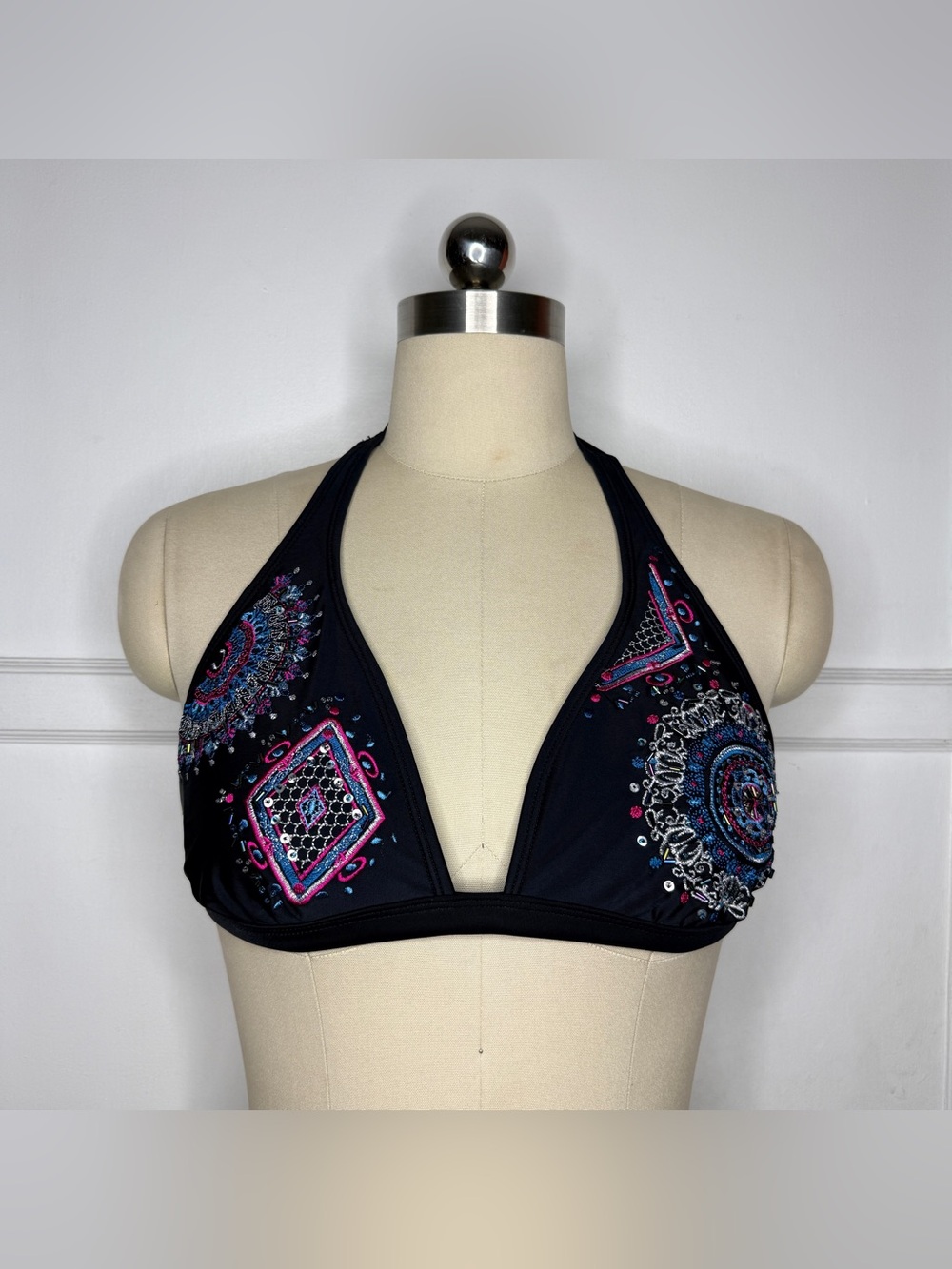 Mudd black boho bikini top